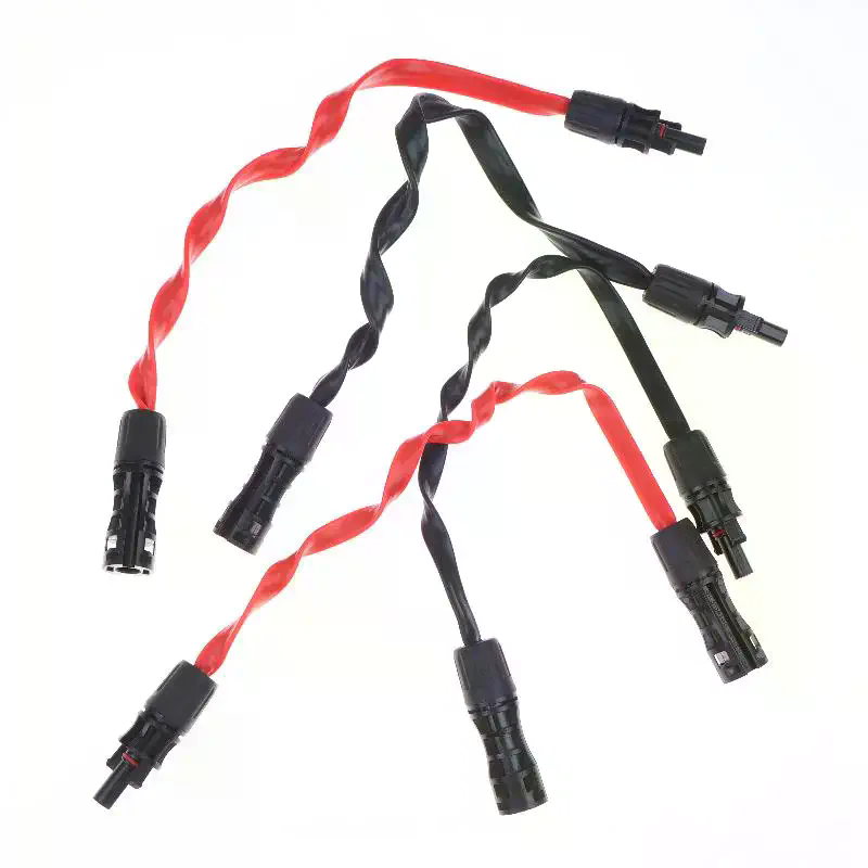 Outdoor Lighting Extension Cable - 2Pcs 12AWG 10AWG 4mm2 6mm2 Female