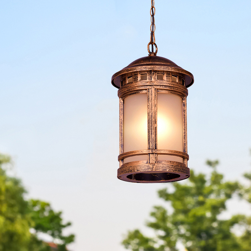 Outdoor Lighting Bronze - European Style Creative Outdoor Chandelier Bronze
