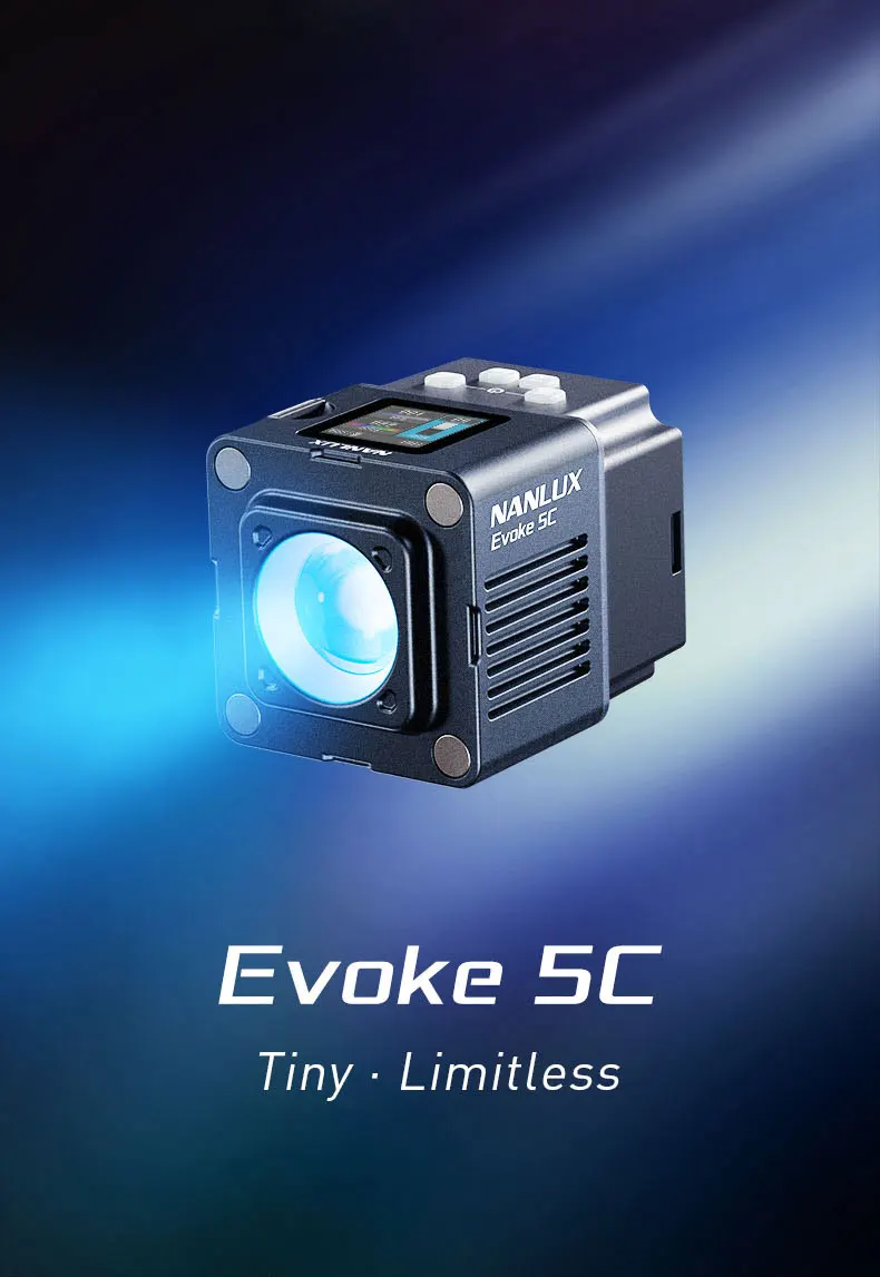 Outdoor Lighting Kit Photography - NANLUX Evoke 5C RGB Bi-color LED