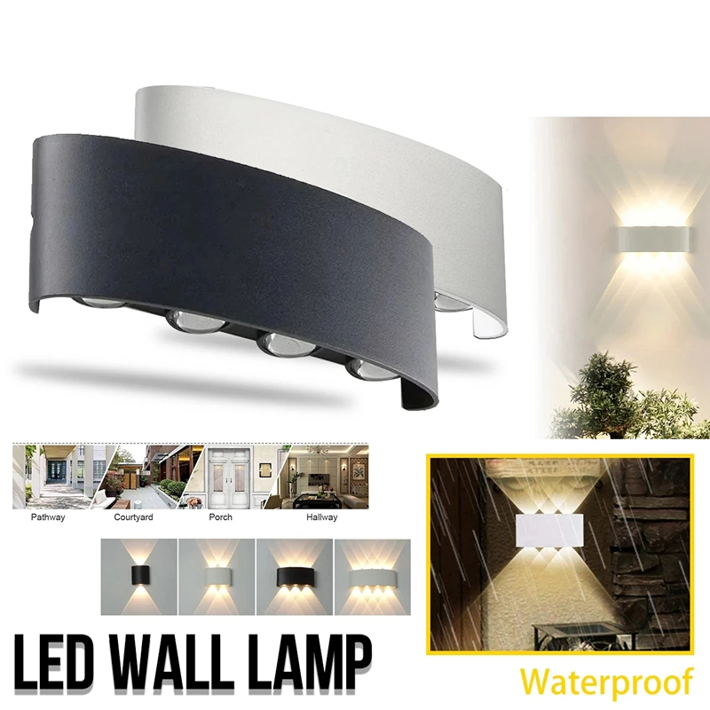 Outdoor Lighting Linear - Modern Led Wall Lamp Outdoor Stair
