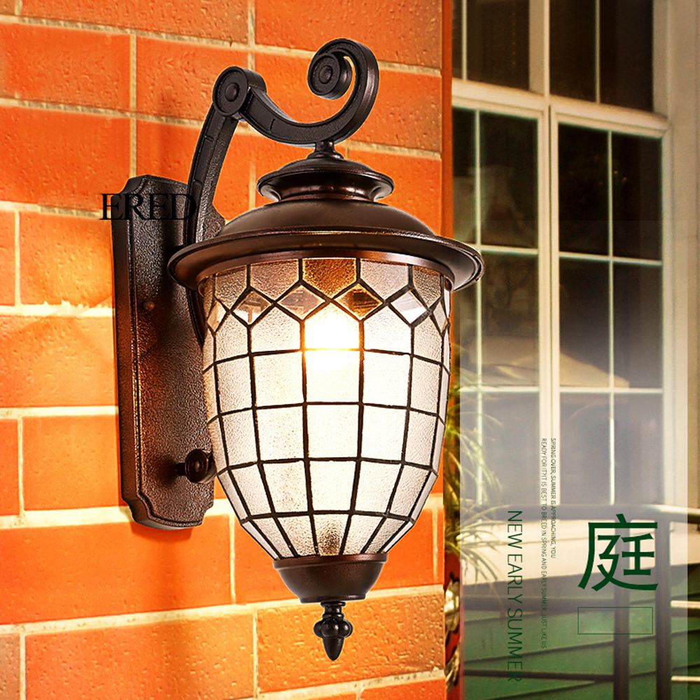 Bronze Vintage Outdoor Porch W - Outdoor Lighting Bronze 评论和价格