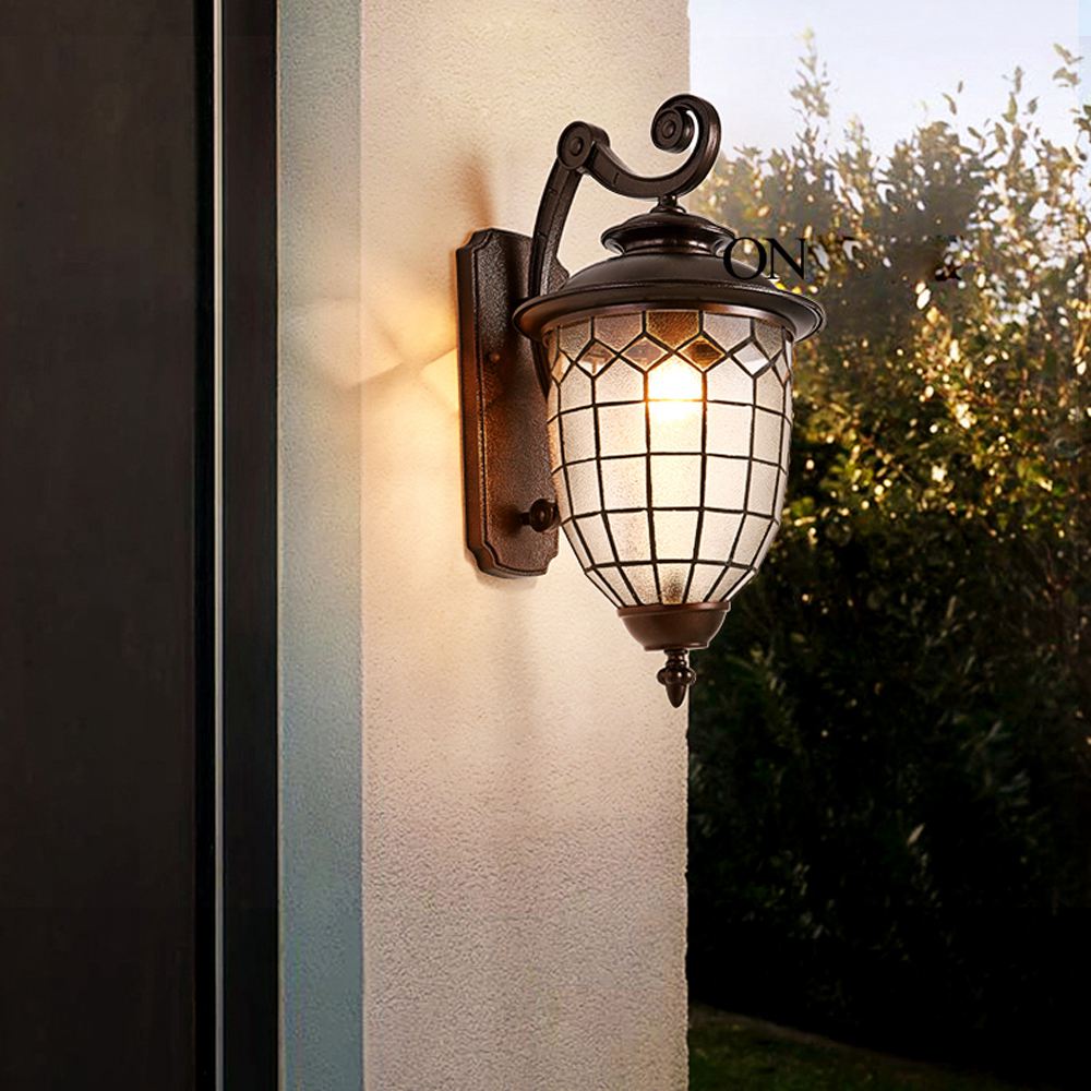 Bronze Vintage Outdoor Porch W - Outdoor Lighting Bronze 评论和价格