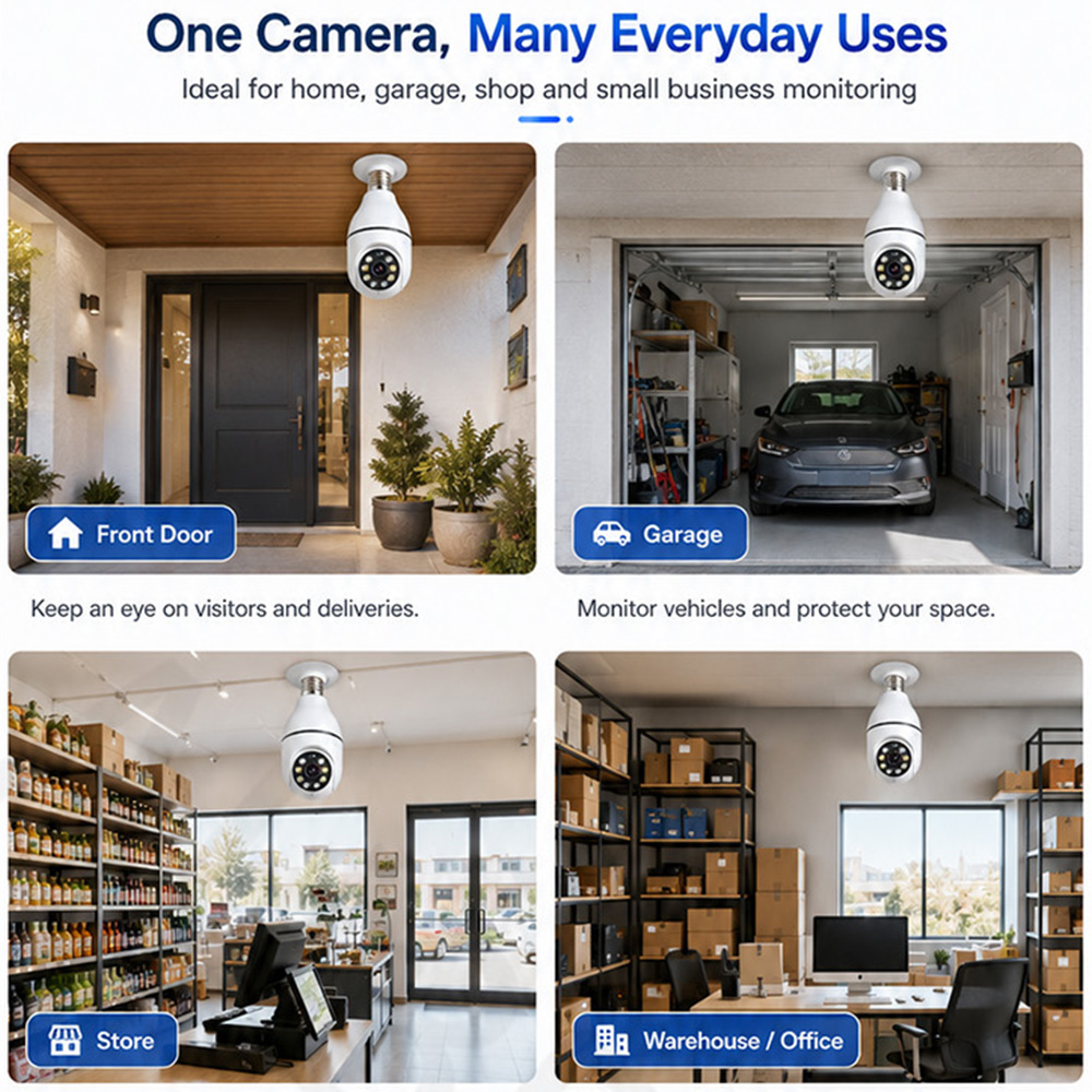 Bulb Camera  Tuya Wireless Lig - Outdoor Lighting No Electricity 评论和价格