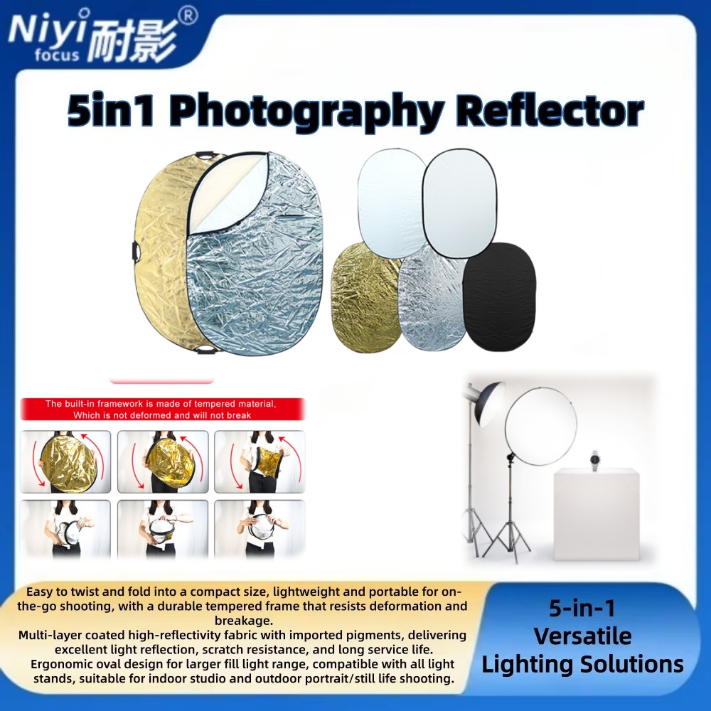 5-in-1 Round & Oval Photograph - Outdoor Lighting Kit Photography 评论和价格