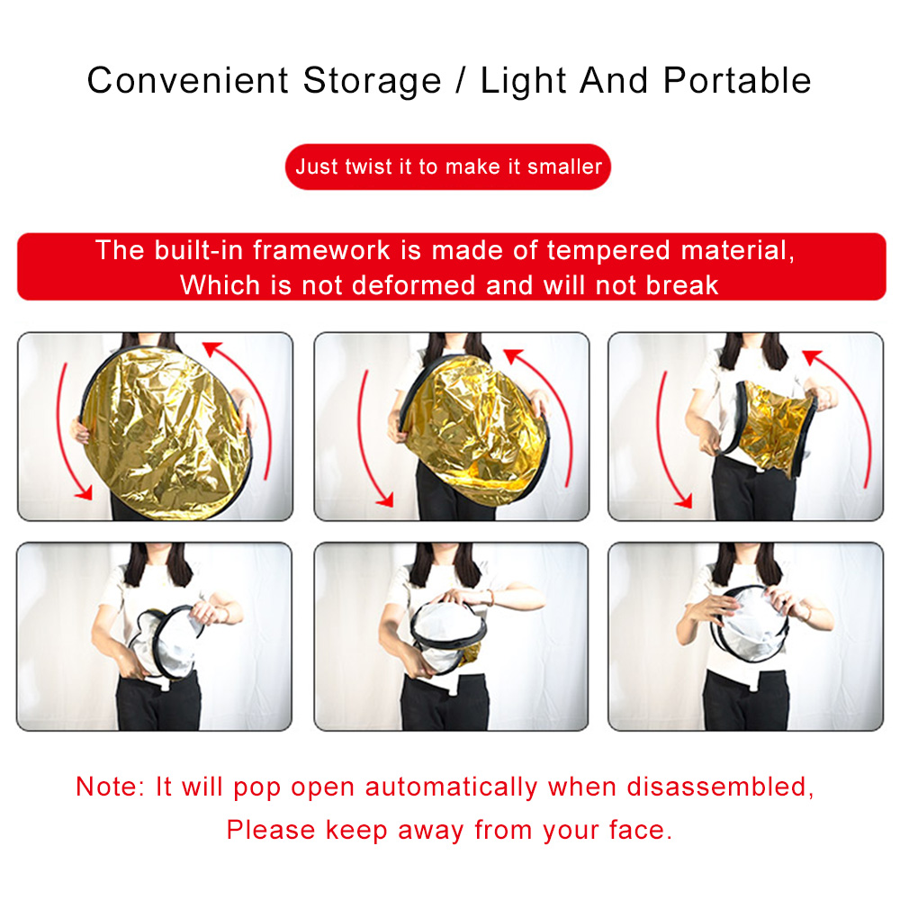 5-in-1 Round & Oval Photograph - Outdoor Lighting Kit Photography 评论和价格