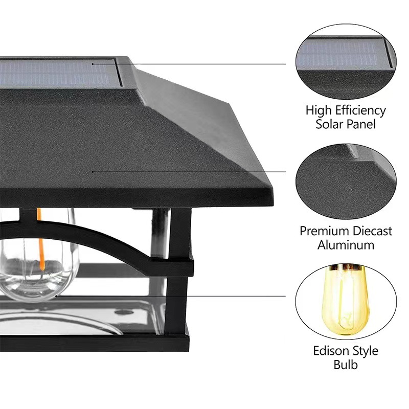 Solar Post Cap Lights, Outdoor - Post Cap Light 评论和价格