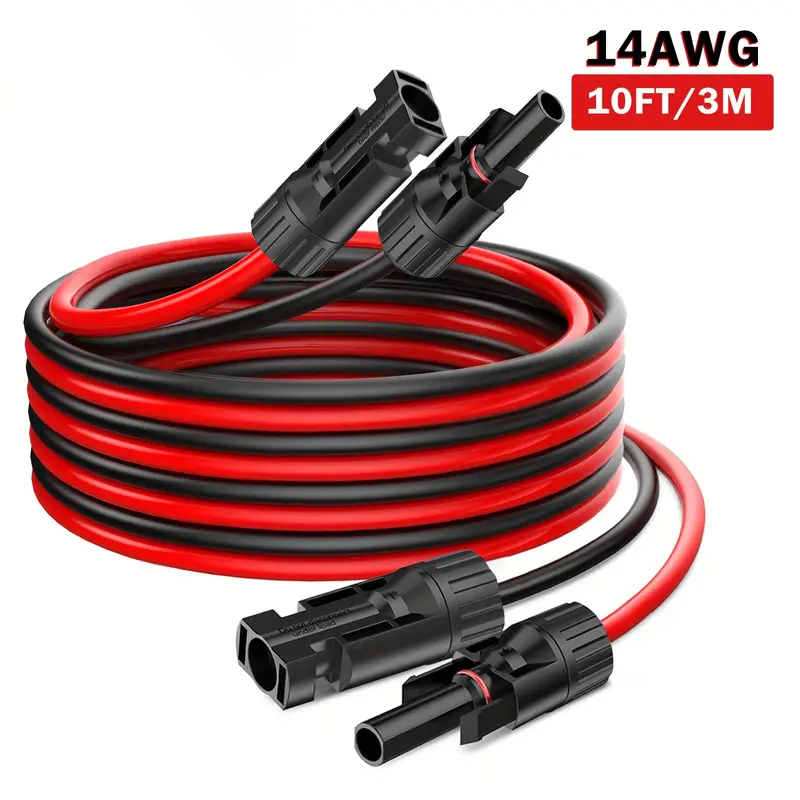 118inch/3M Solar Panel Extensi - Outdoor Lighting Extension Cable 评论和价格