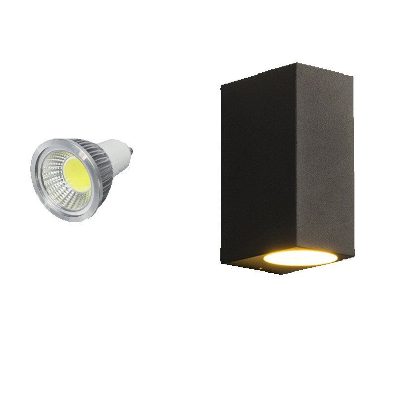 GU10 Bulb Replaceable Wall Lam - Outdoor Lighting Glass Replacement 评论和价格