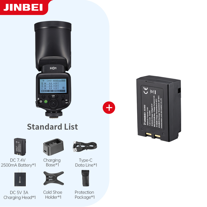 JINBEI HD-1Round-head HSS Spee - Outdoor Lighting Kits 评论和价格