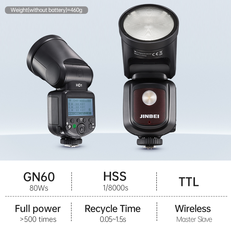 JINBEI HD-1Round-head HSS Spee - Outdoor Lighting Kits 评论和价格