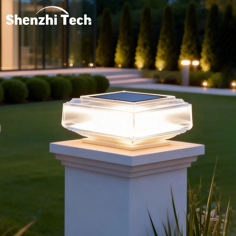 Modern Transparent Solar Post  - Post Cap Light 评论和价格