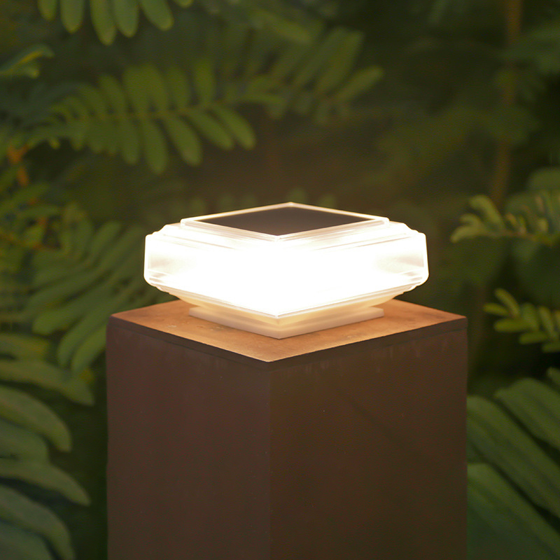 Modern Transparent Solar Post  - Post Cap Light 评论和价格