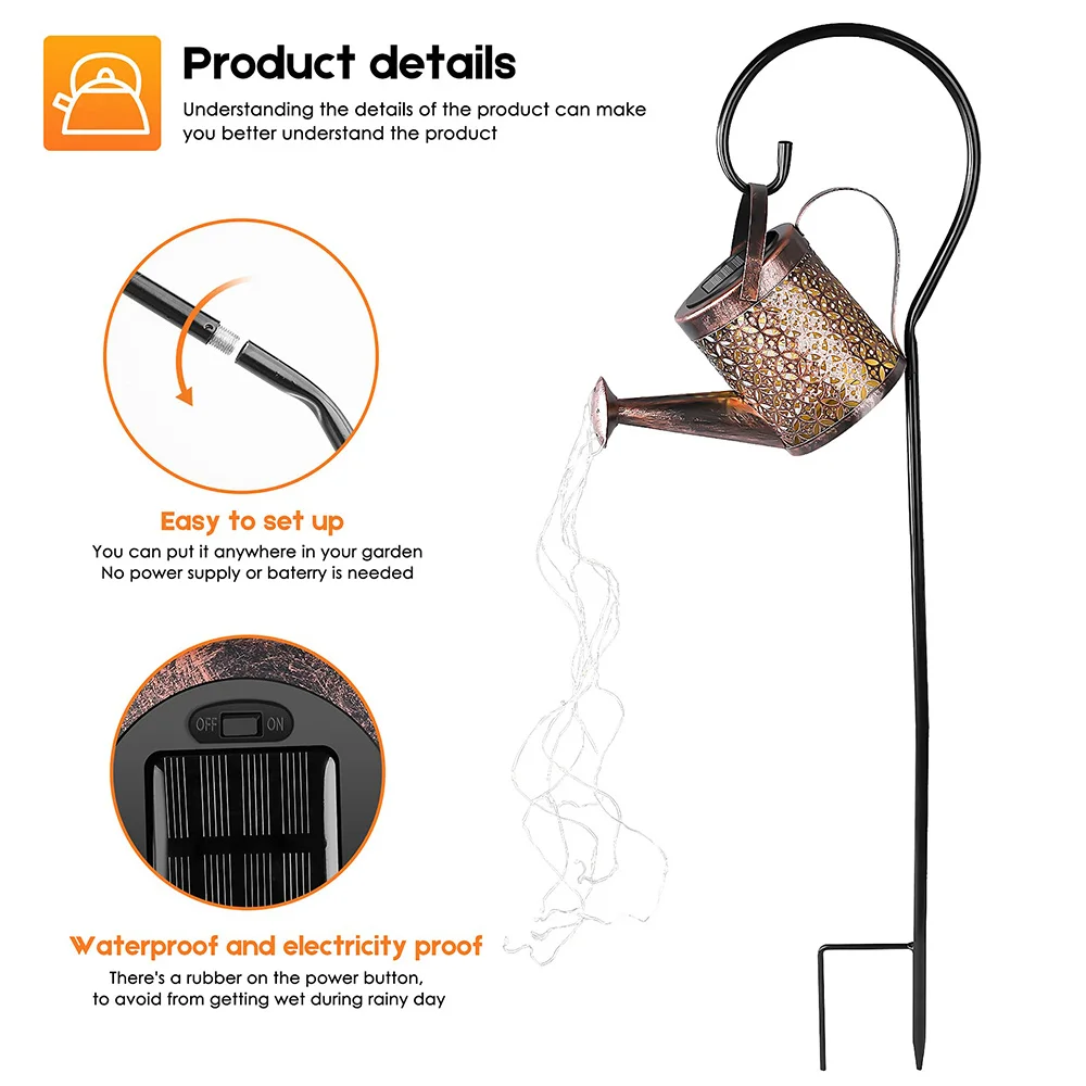 LED Solar Lights Outdoor Water - Outdoor Lighting Bronze 评论和价格