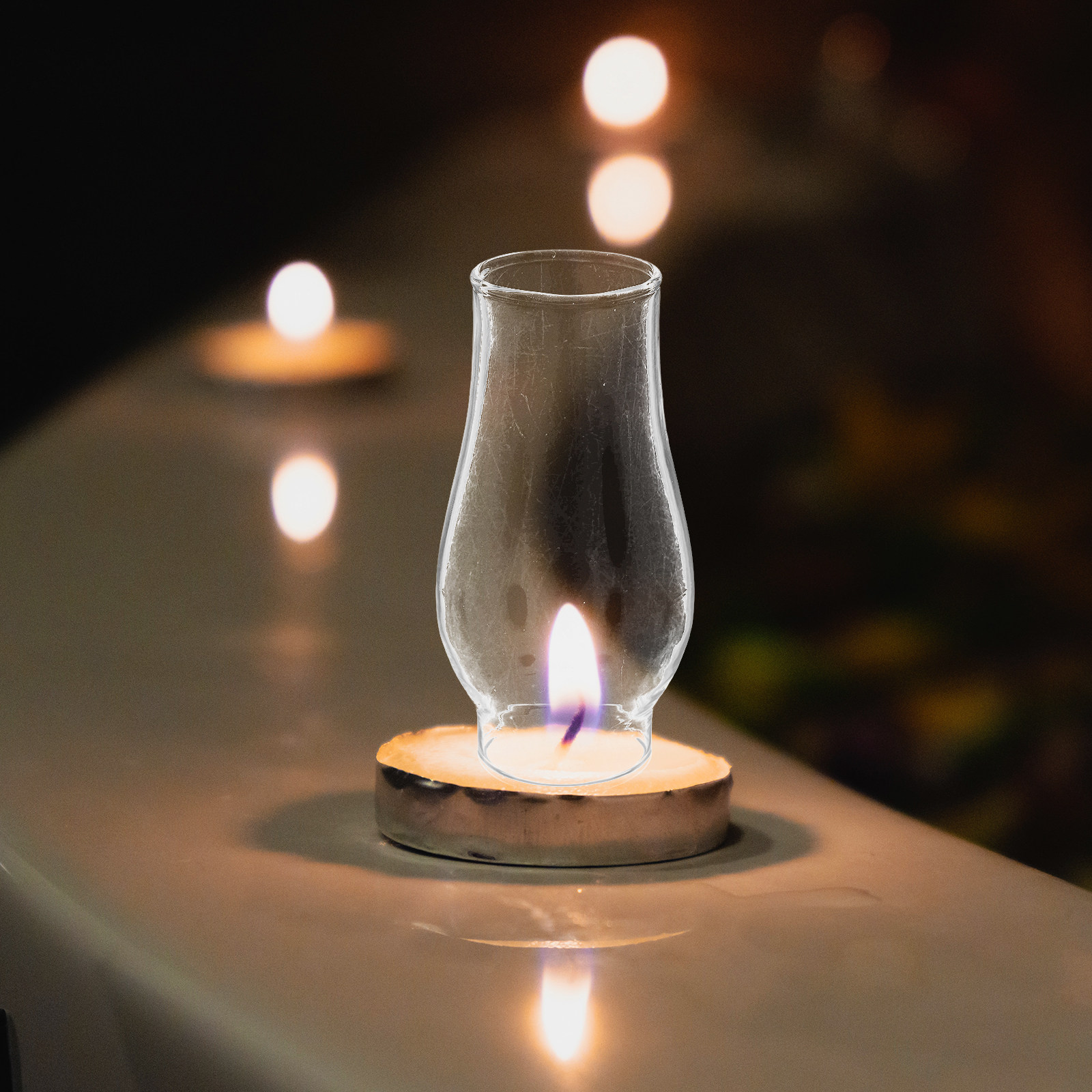 Vintage Hurricane Lamp Glass C - Outdoor Lighting Glass Replacement 评论和价格