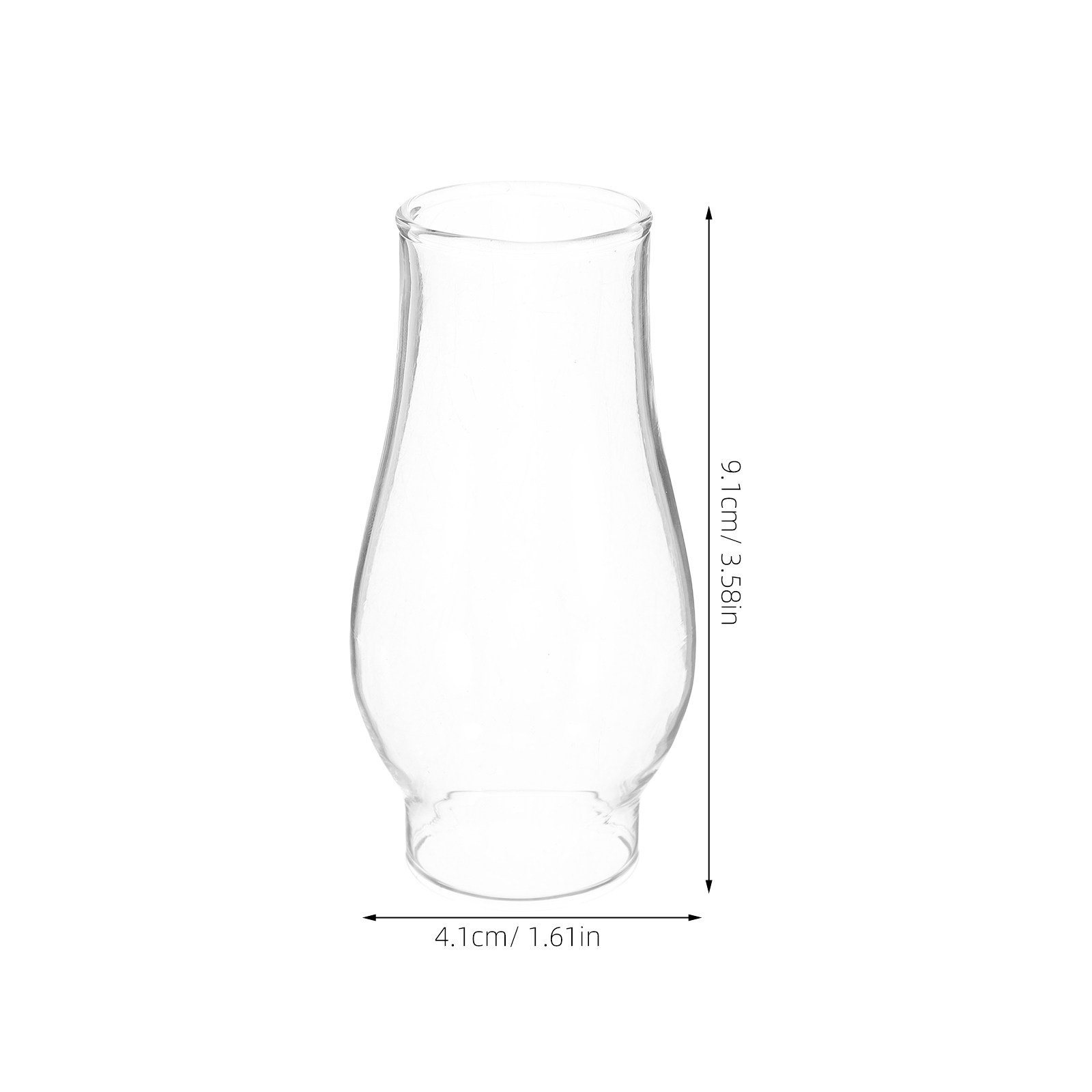 Vintage Hurricane Lamp Glass C - Outdoor Lighting Glass Replacement 评论和价格