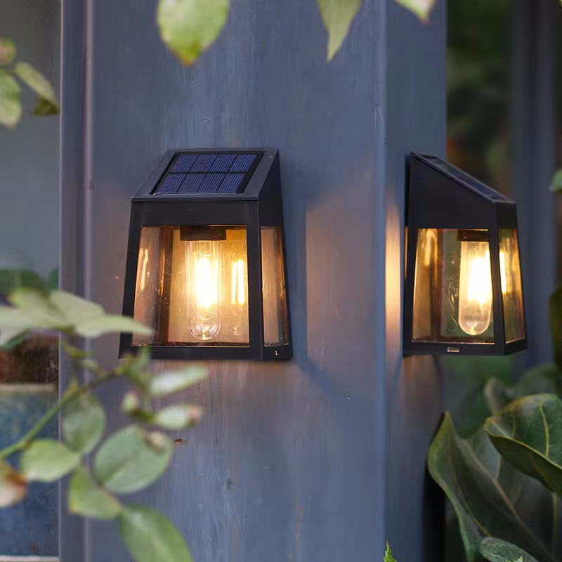 Solar Wall Light Outdoor Water - Outdoor Lighting Linear 评论和价格