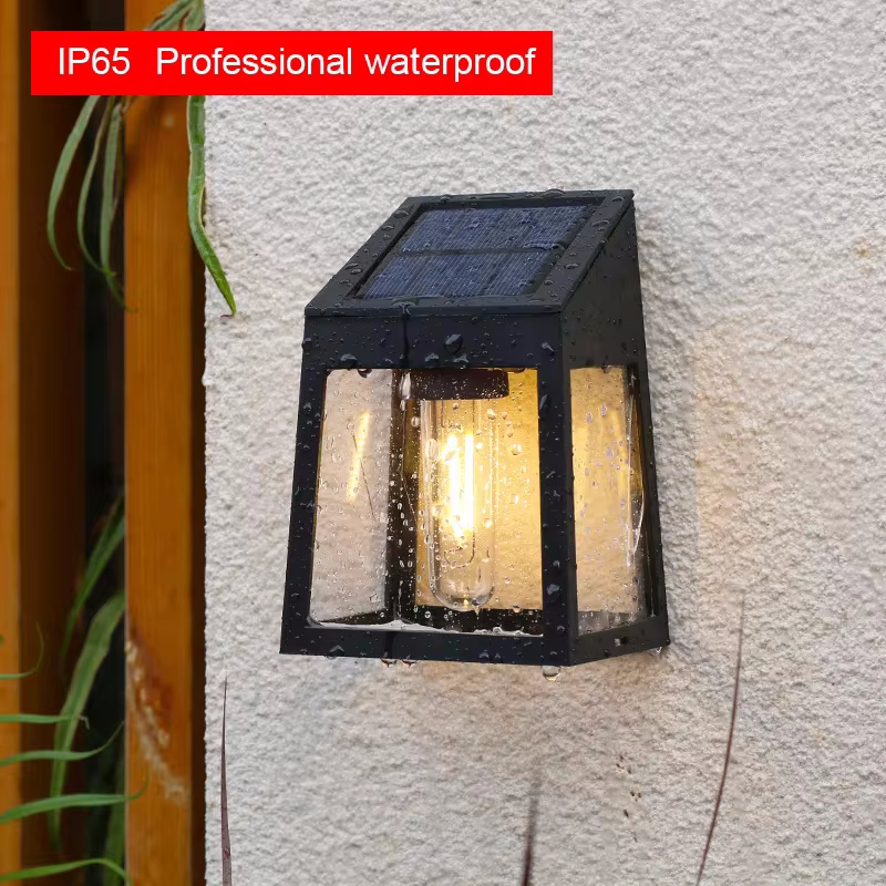 Solar Wall Light Outdoor Water - Outdoor Lighting Linear 评论和价格