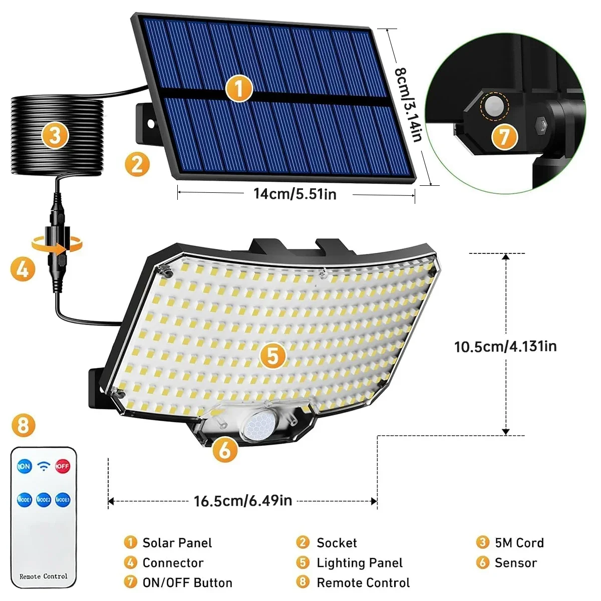 234LED Solar Outdoor Lights Mo - Outdoor Lighting Garden 评论和价格