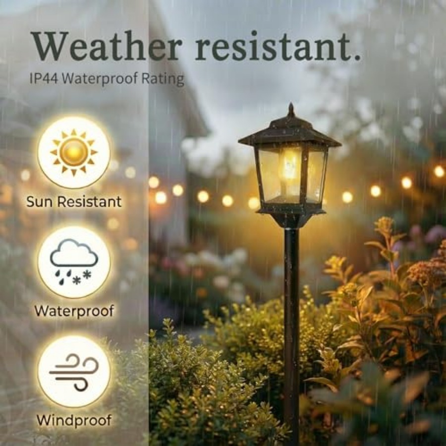 Outdoor Solar Post Lights, 2-P - Outdoor Lighting Dusk To Dawn 评论和价格