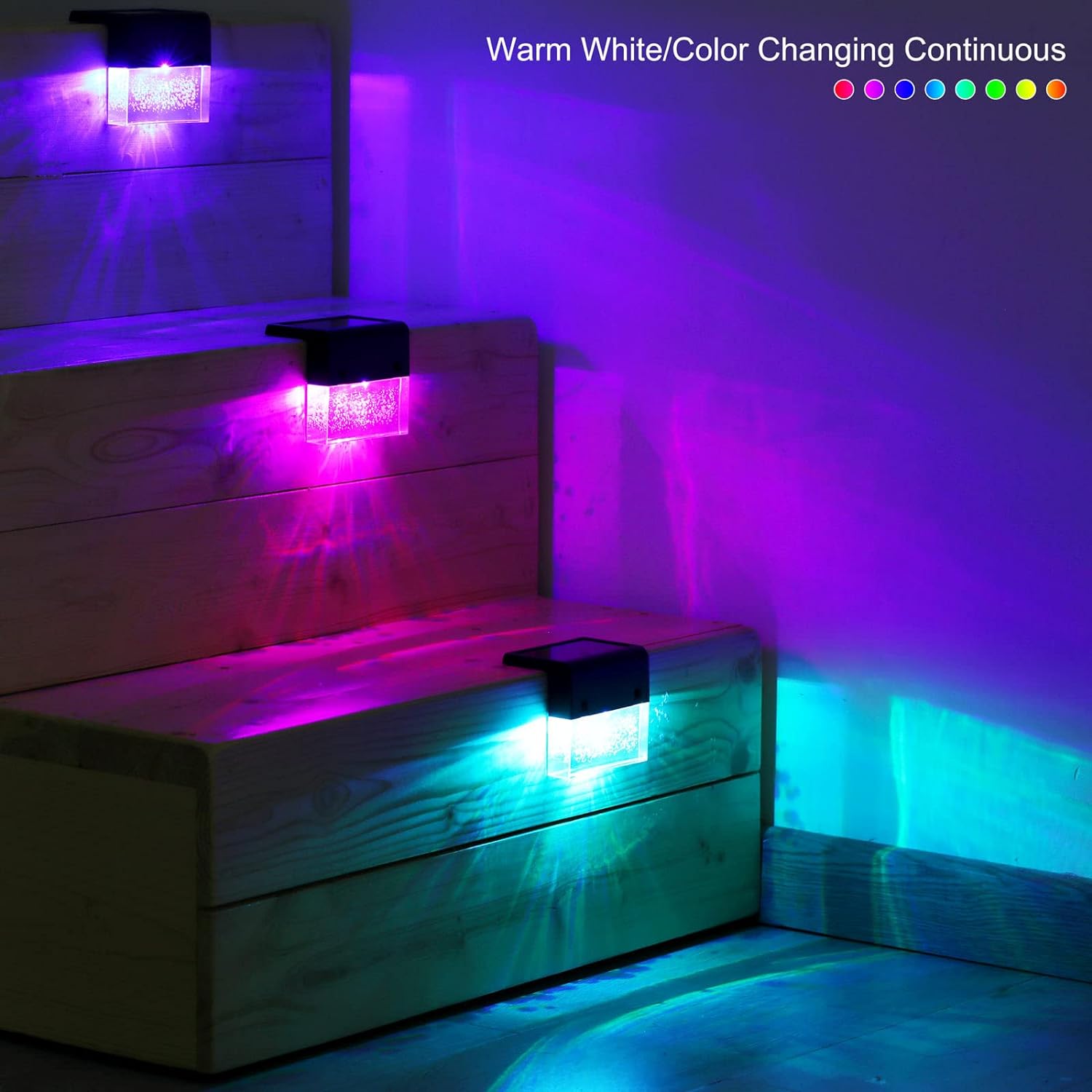 Solar Fence Lights Outdoor Wat - Post Cap Light 评论和价格
