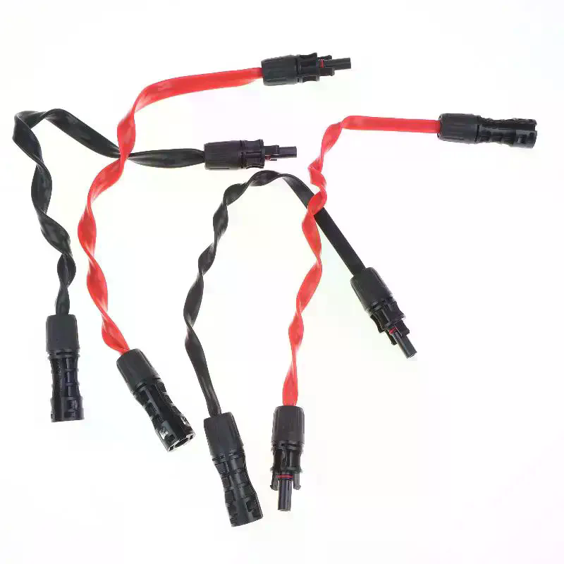 2Pcs 12AWG 10AWG 4mm2 6mm2 Fem - Outdoor Lighting Extension Cable 评论和价格