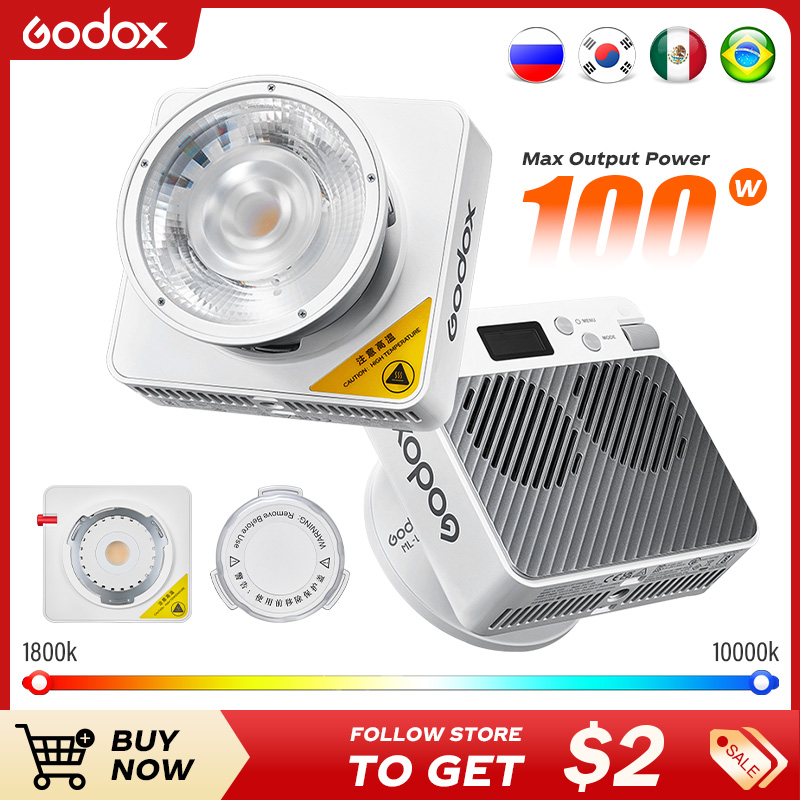 Godox NEW ML100R Portable RGB  - Outdoor Lighting Kit Photography 评论和价格