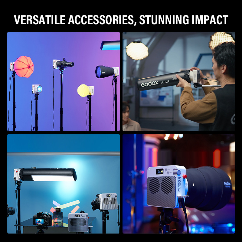 Godox NEW ML100R Portable RGB  - Outdoor Lighting Kit Photography 评论和价格