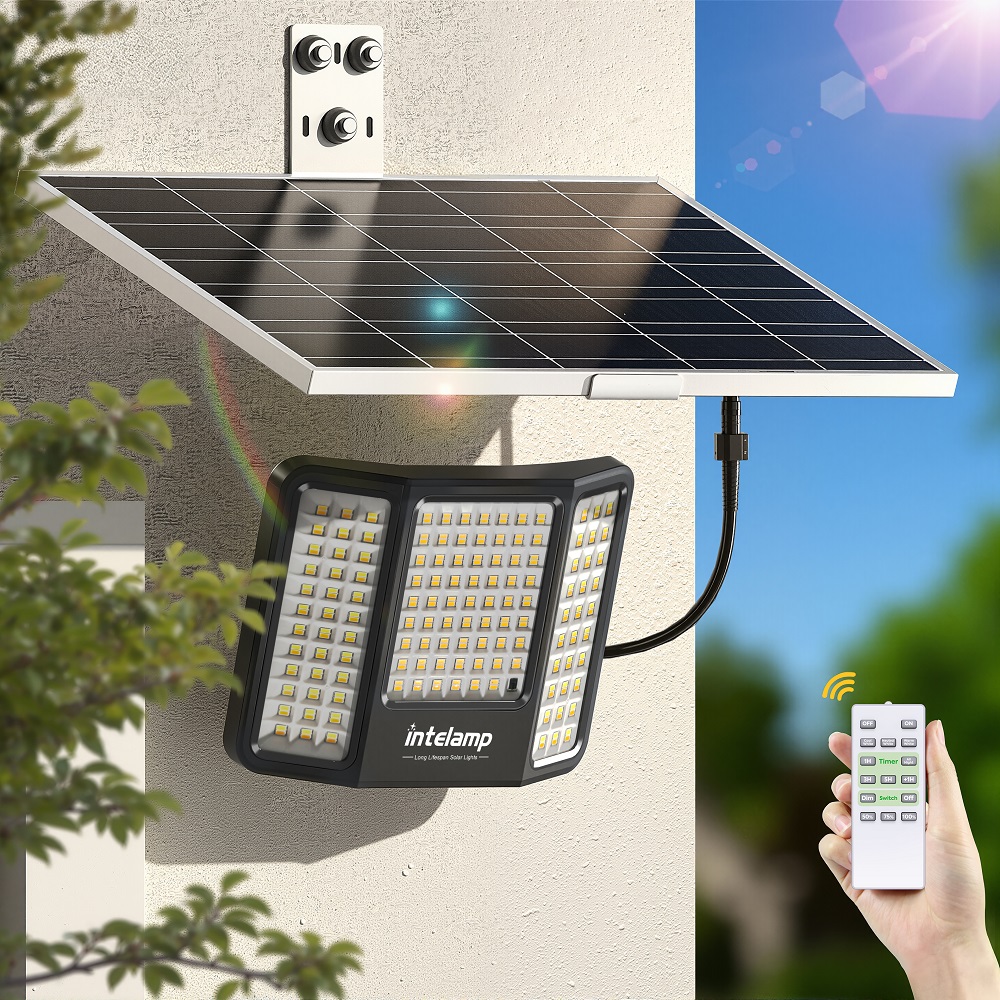 intelamp Solar Flood Lights 20 - Outdoor Lighting Dusk To Dawn 评论和价格