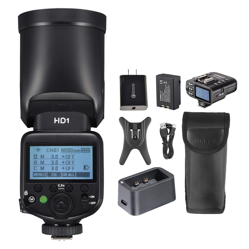 JINBEI HD-1 Camera Flash Light - Outdoor Lighting Kit Photography 评论和价格