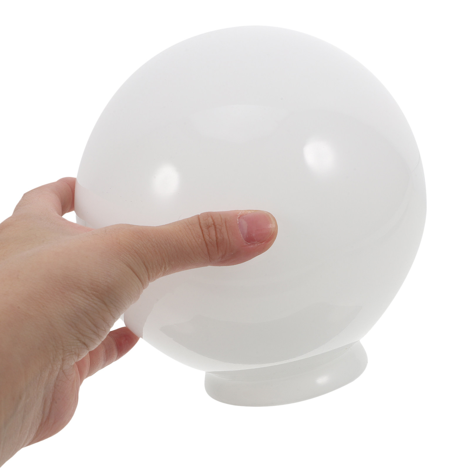 Round Opal White Glass Lamp Sh - Outdoor Lighting Glass Replacement 评论和价格