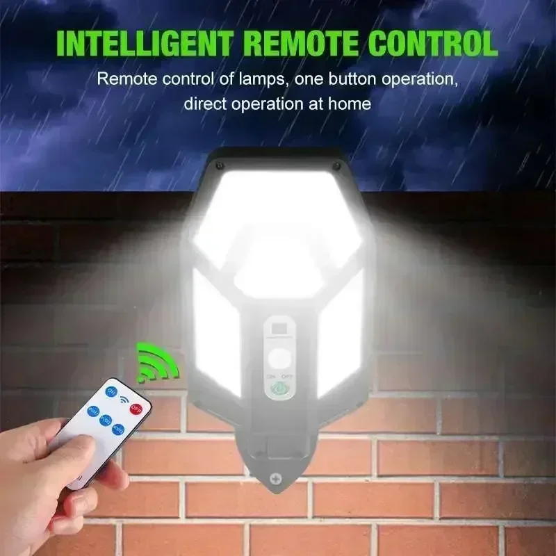 12000LM Powerful Solar Wall La - Outdoor Lighting Linear 评论和价格