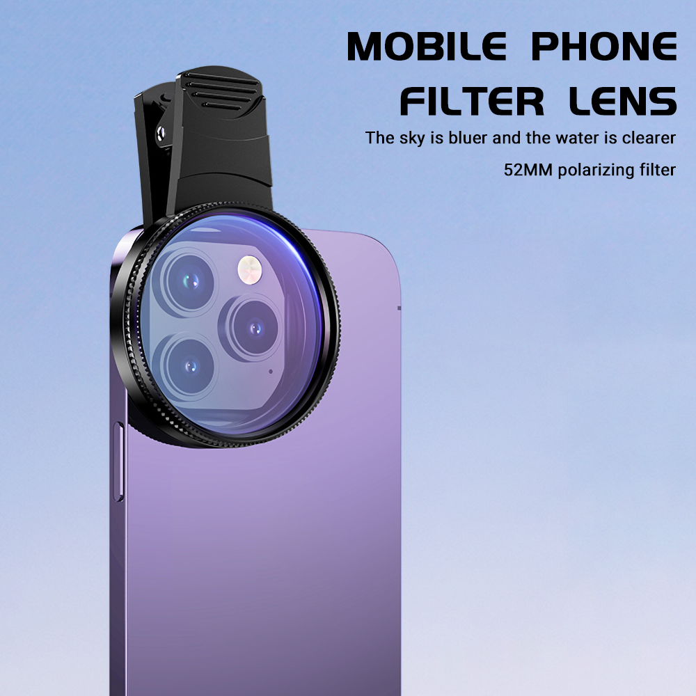 52mm Clip-On Smartphone Camera - Outdoor Lighting Kit Photography 评论和价格