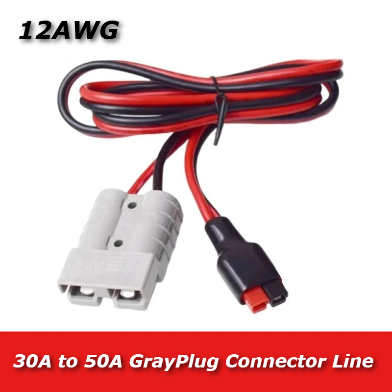 30A/45A to 50A GrayPlug Connec - Outdoor Lighting Extension Cable 评论和价格