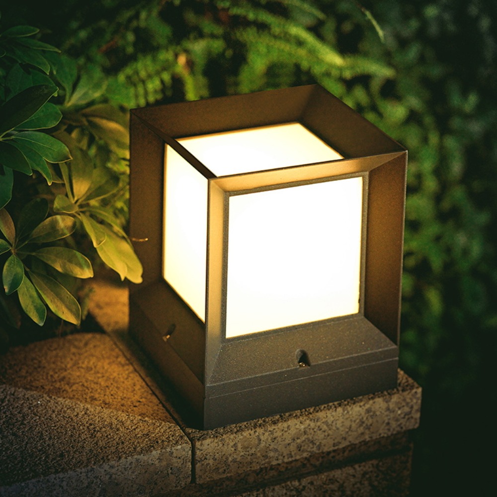 Modern E27 Led Outdoor Post Li - Post Cap Light 评论和价格