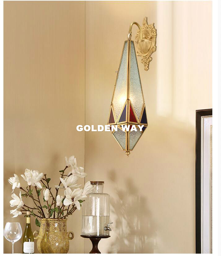 European Brass Wall Lamp Outdo - Outdoor Lighting Bronze 评论和价格