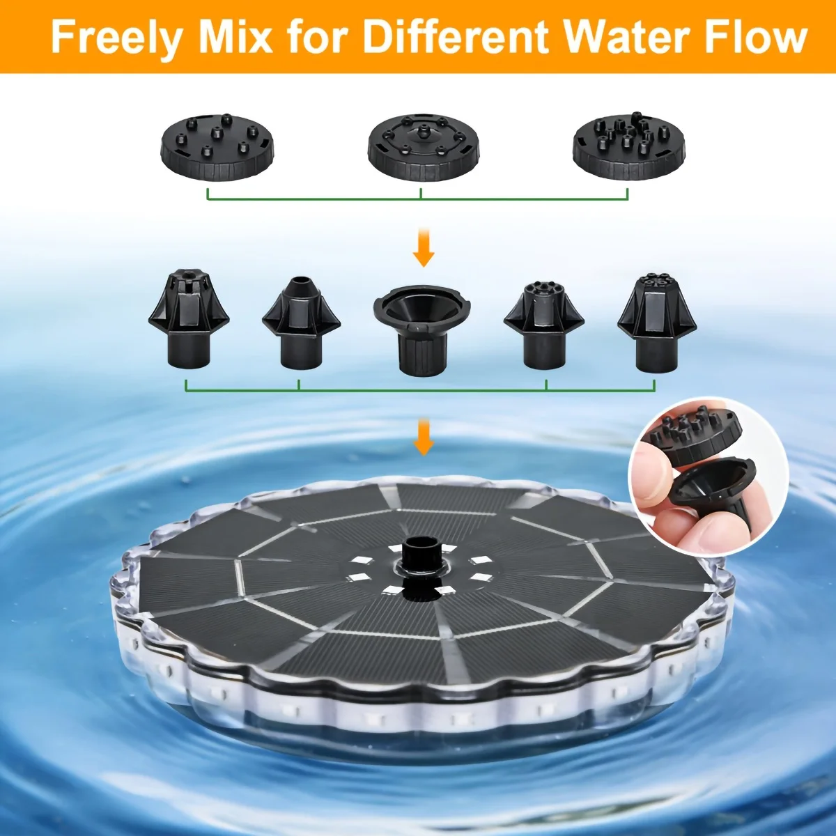 3.5W Outdoor Solar Fountain fo - Outdoor Lighting Kits 评论和价格