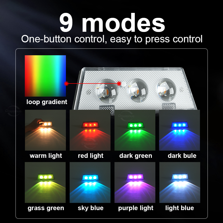 Super Bright Solar Lights RGB  - Outdoor Lighting Linear 评论和价格