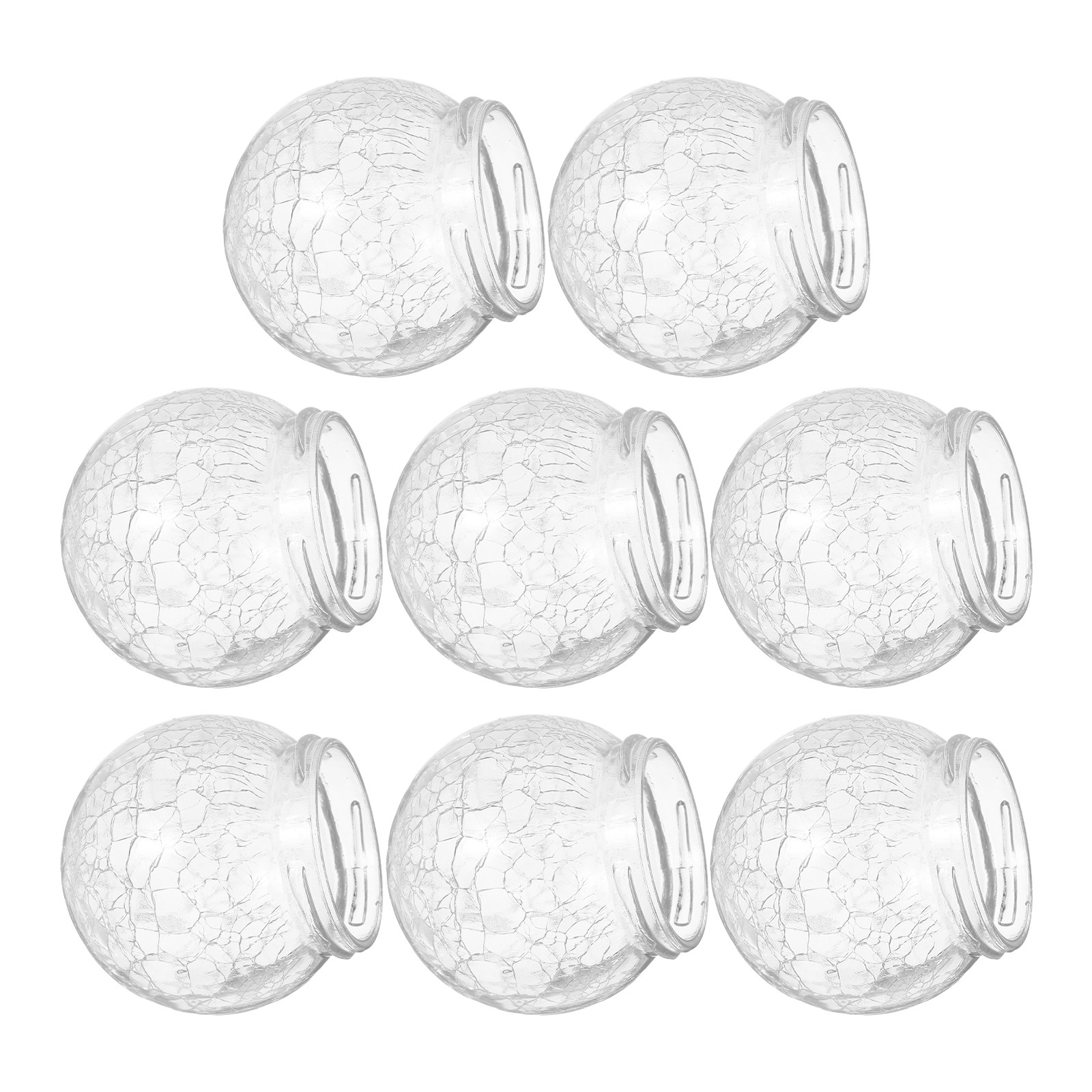 8Pcs Glass Globe Lamp Shades C - Outdoor Lighting Glass Replacement 评论和价格