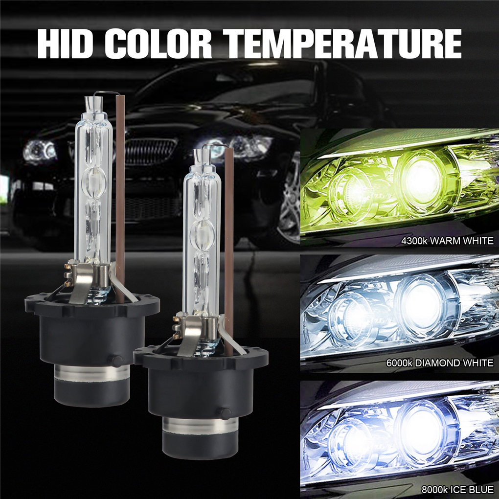 1Pair D2S D2R D2C 6000K 8000K  - Outdoor Lighting Glass Replacement 评论和价格
