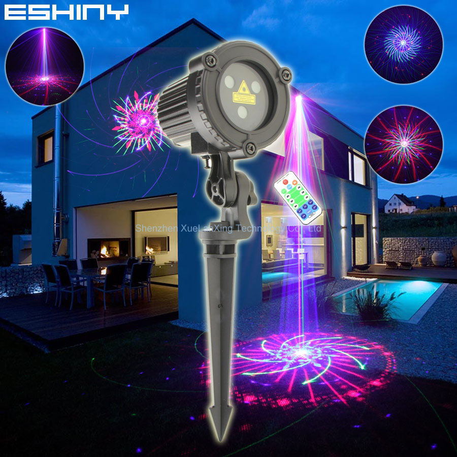 ESHINY RGB Laser Landscape Lig - Outdoor Lighting Linear 评论和价格