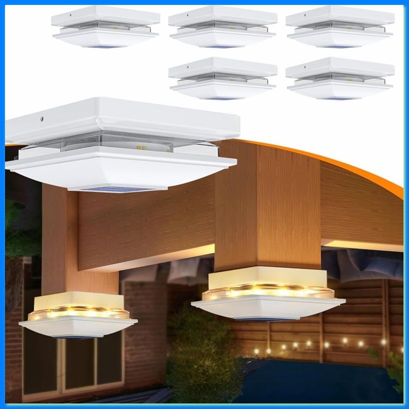 4 Pack Solar Post Cap Lights O - Post Cap Light 评论和价格