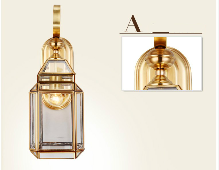 Modern Bronze Wall Lamp D17cm  - Outdoor Lighting Bronze 评论和价格