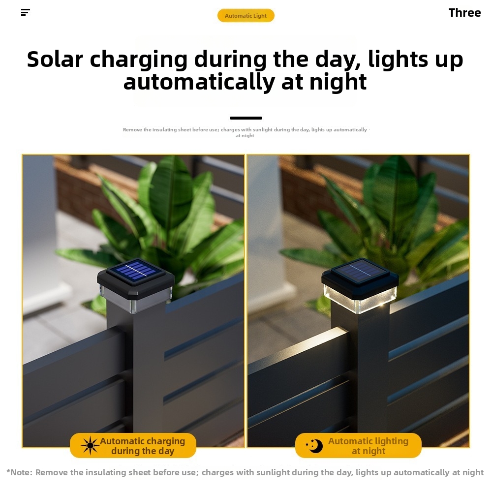 IP65 Waterproof Solar LED Post - Post Cap Light 评论和价格