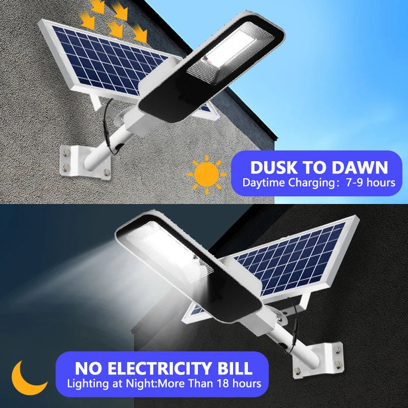 200W Powerful Solar Light Outd - Outdoor Lighting Dusk To Dawn 评论和价格