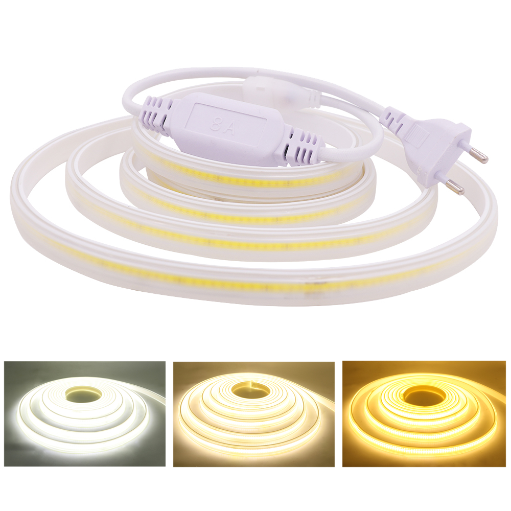 220V COB LED Strip Light IP67  - Outdoor Lighting Linear 评论和价格
