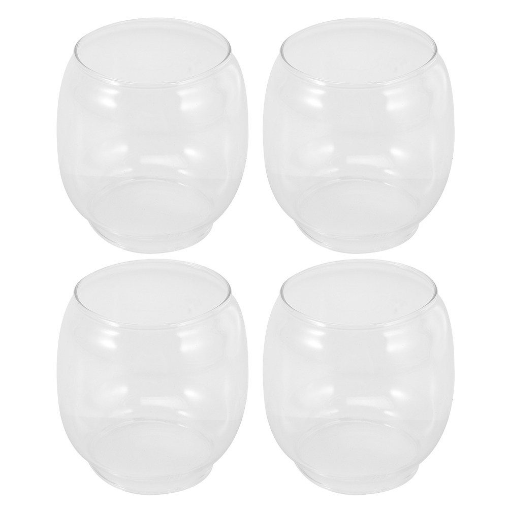 4Pcs Clear Glass Lamp Shade Re - Outdoor Lighting Glass Replacement 评论和价格