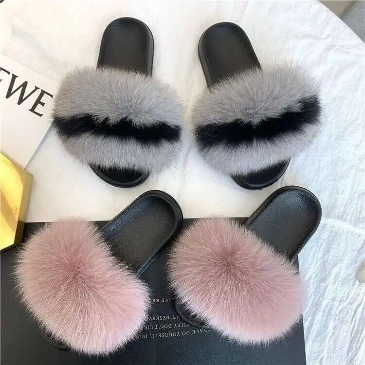 Fox Fur Slippers Luxury Design - Outdoor Lighting For Your House 评论和价格