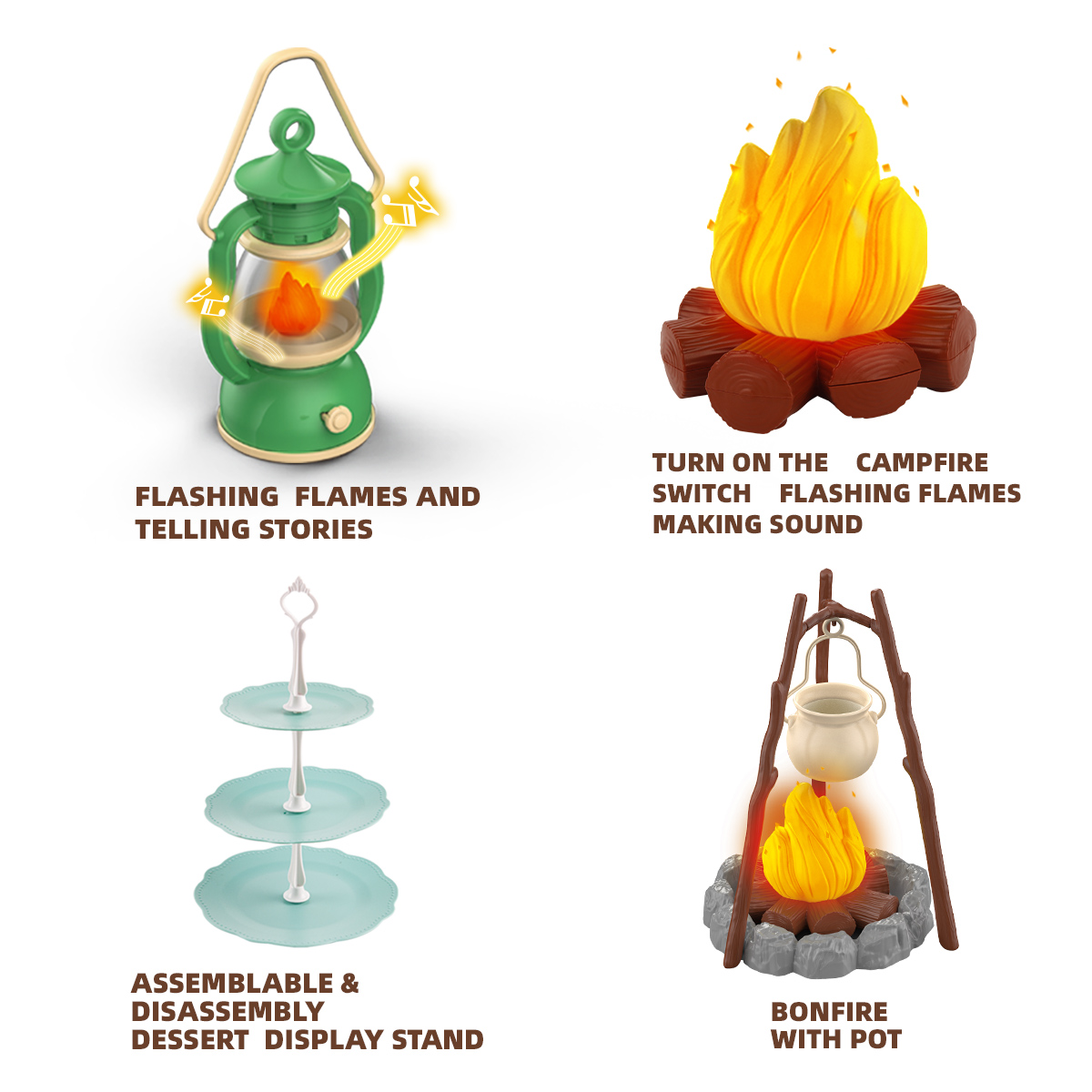 Kids Camping Set Campfire Pret - Outdoor Lighting Kits 评论和价格