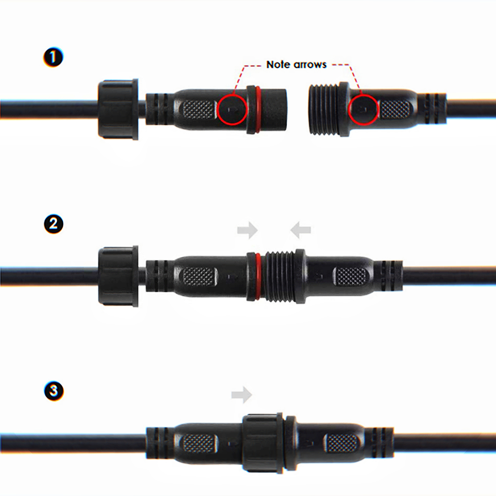 2pin DC LED Cable 1 Metre Exte - Outdoor Lighting Connectors 评论和价格