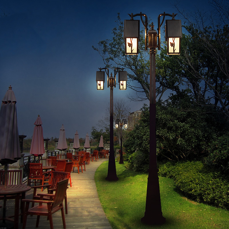 European-Style Landscape Stree - Outdoor Lighting Bronze 评论和价格
